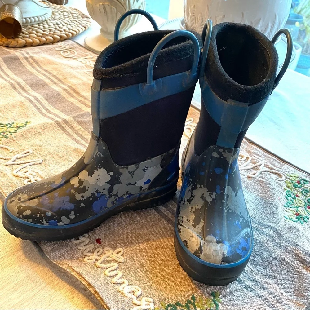 WESTERN CHIEF Neoprene Insulated Winter Boots “Paintball Splat” 11/12